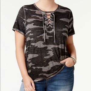 Lucky Brand camo tee